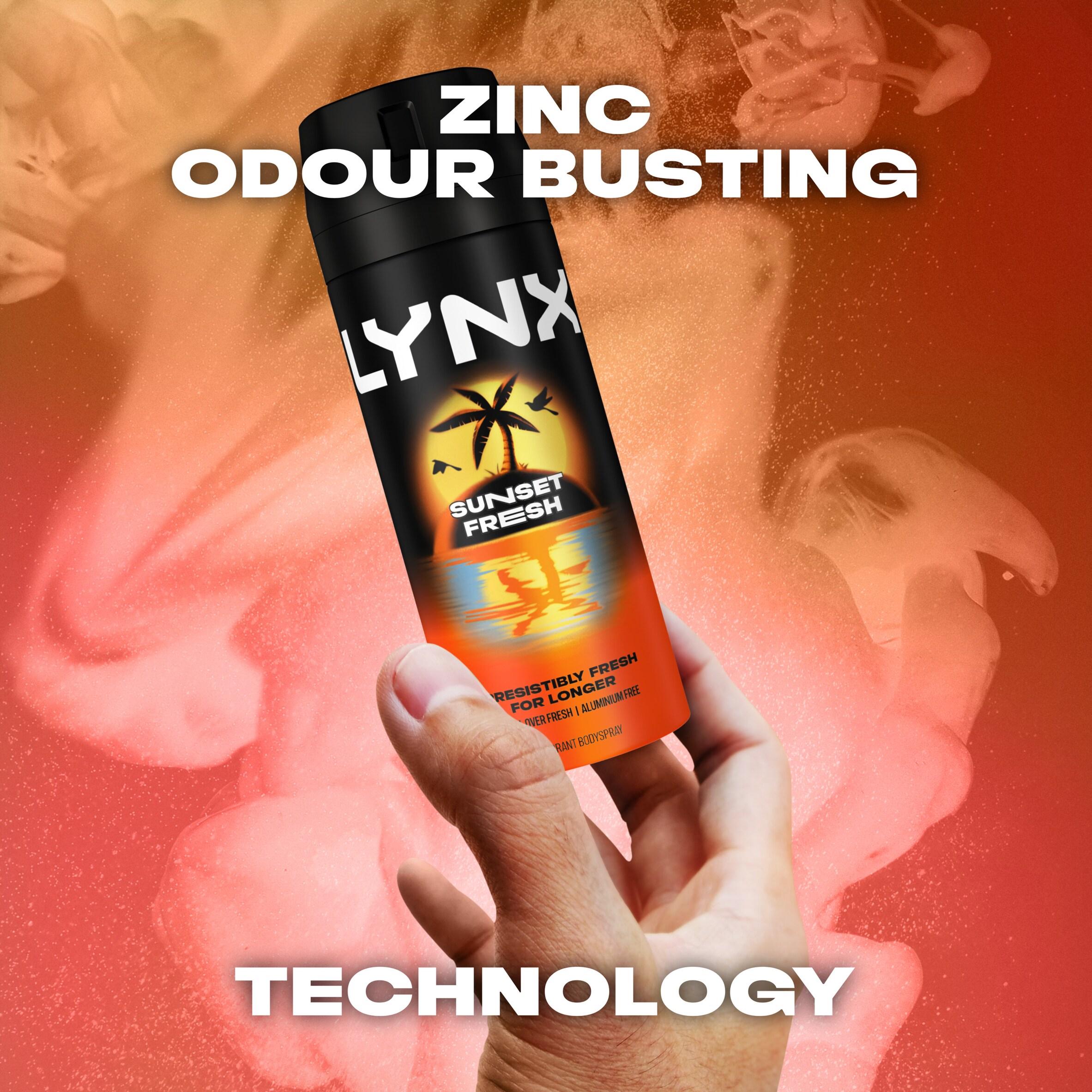 Lynx Sunset Fresh deodorant body spray 150ml (British brand)