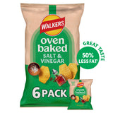 Walkers Baked Salt & Vinegar crisps multipack 6x22g, UK version