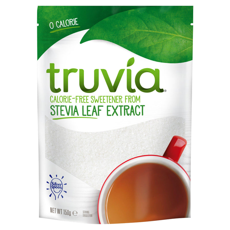 Truvia granulated sweetener 150g, imported from the UK