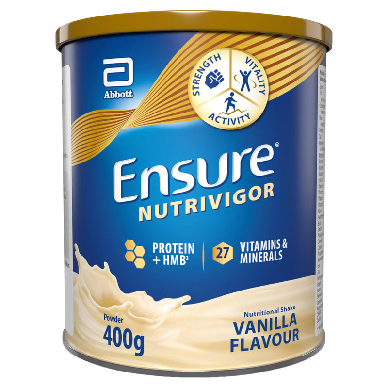 Ensure NutriVigor vanilla protein shake 400g (British brand)