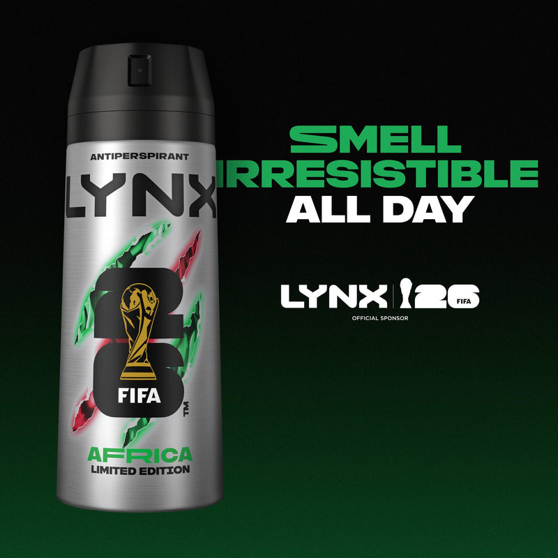 Lynx antiperspirant deodorant Africa 72h 150ml - British product