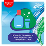 Colgate triple action alcohol free mouthwash 500ml (British brand)