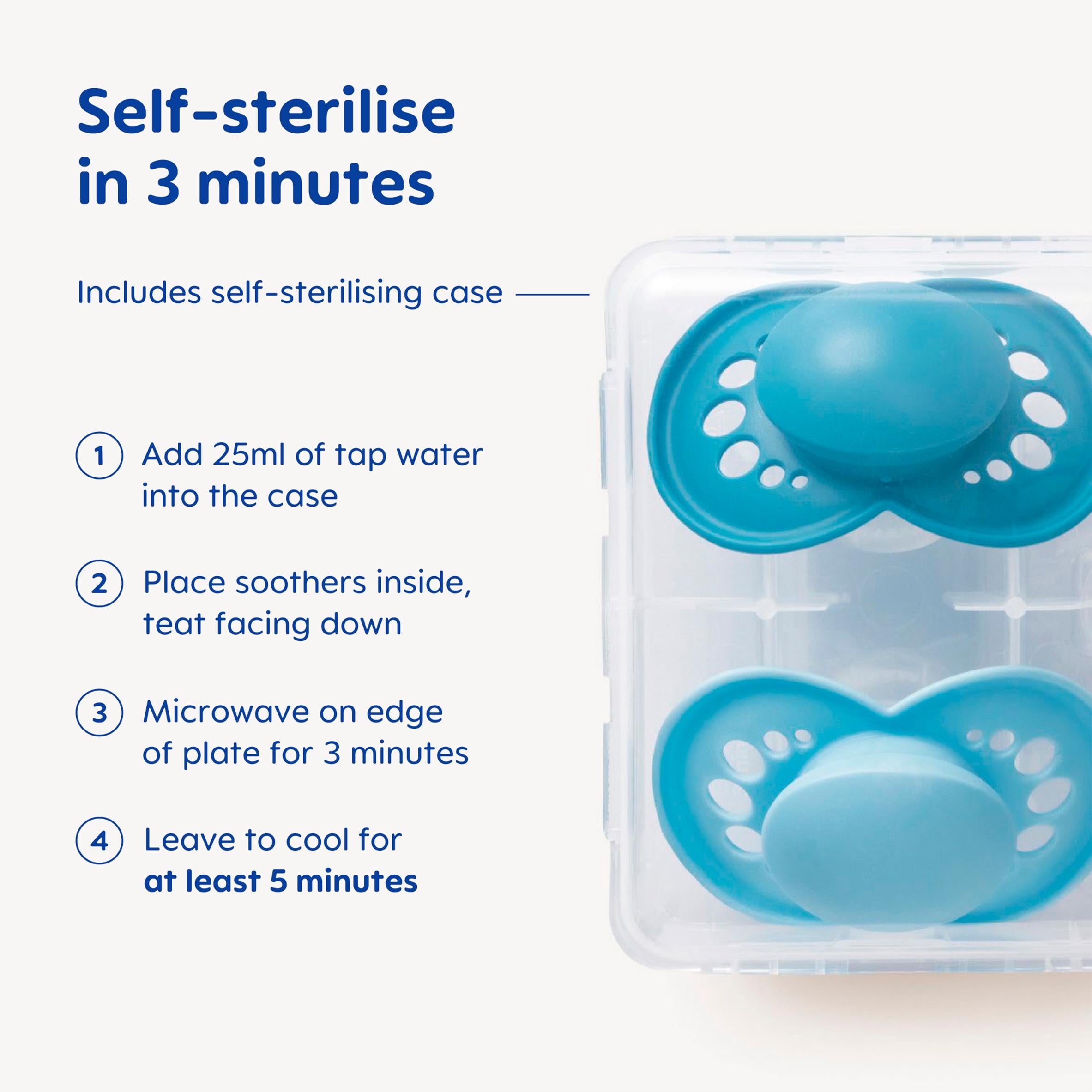 MAM Original Silicone Soother 0-6 months, imported from the UK