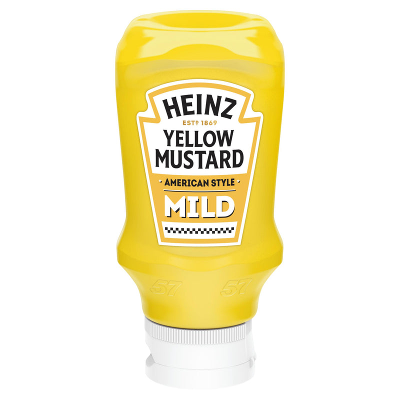 Heinz American Style mild yellow mustard 445g, UK version