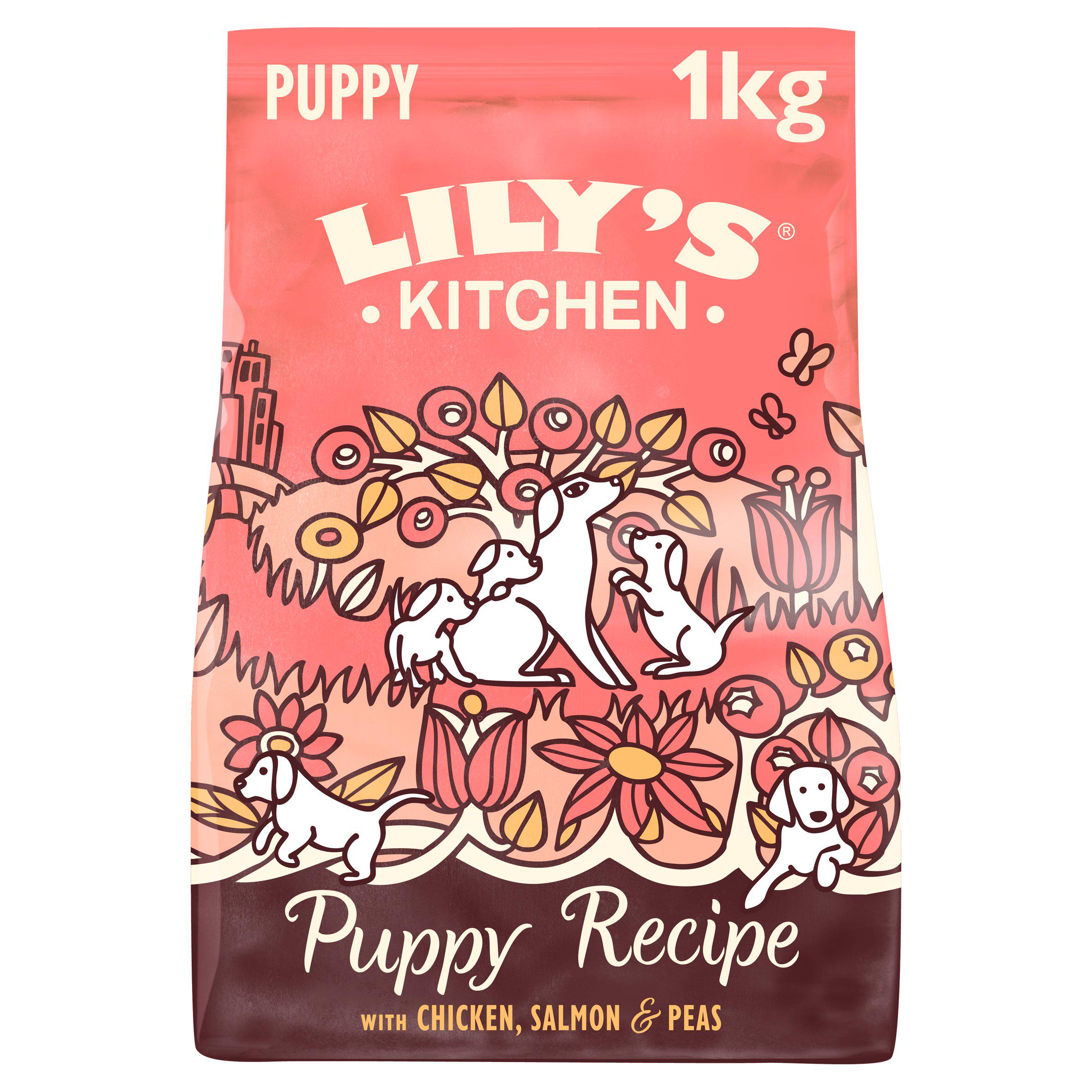 Lily's Kitchen puppy food complete nutrition chicken and Scottish salmon 1kg - British product