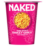 Naked Noodle Thai Sweet Chilli Egg Noodles 78g, imported from the UK