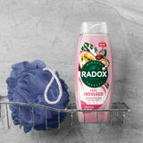 Radox shower cream mineral therapy passionfruit 450ml, imported from the UK