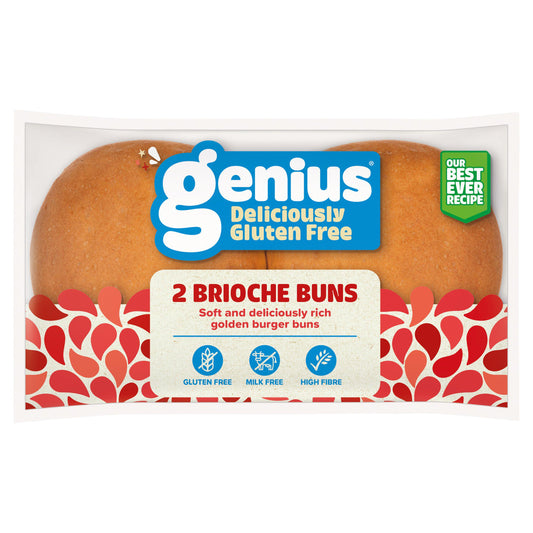 Genius Gluten Free Brioche Burger Buns x2 GOODS Sainsburys   