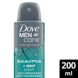 Dove Men+Care antiperspirant spray eucalyptus and mint 200ml, UK version