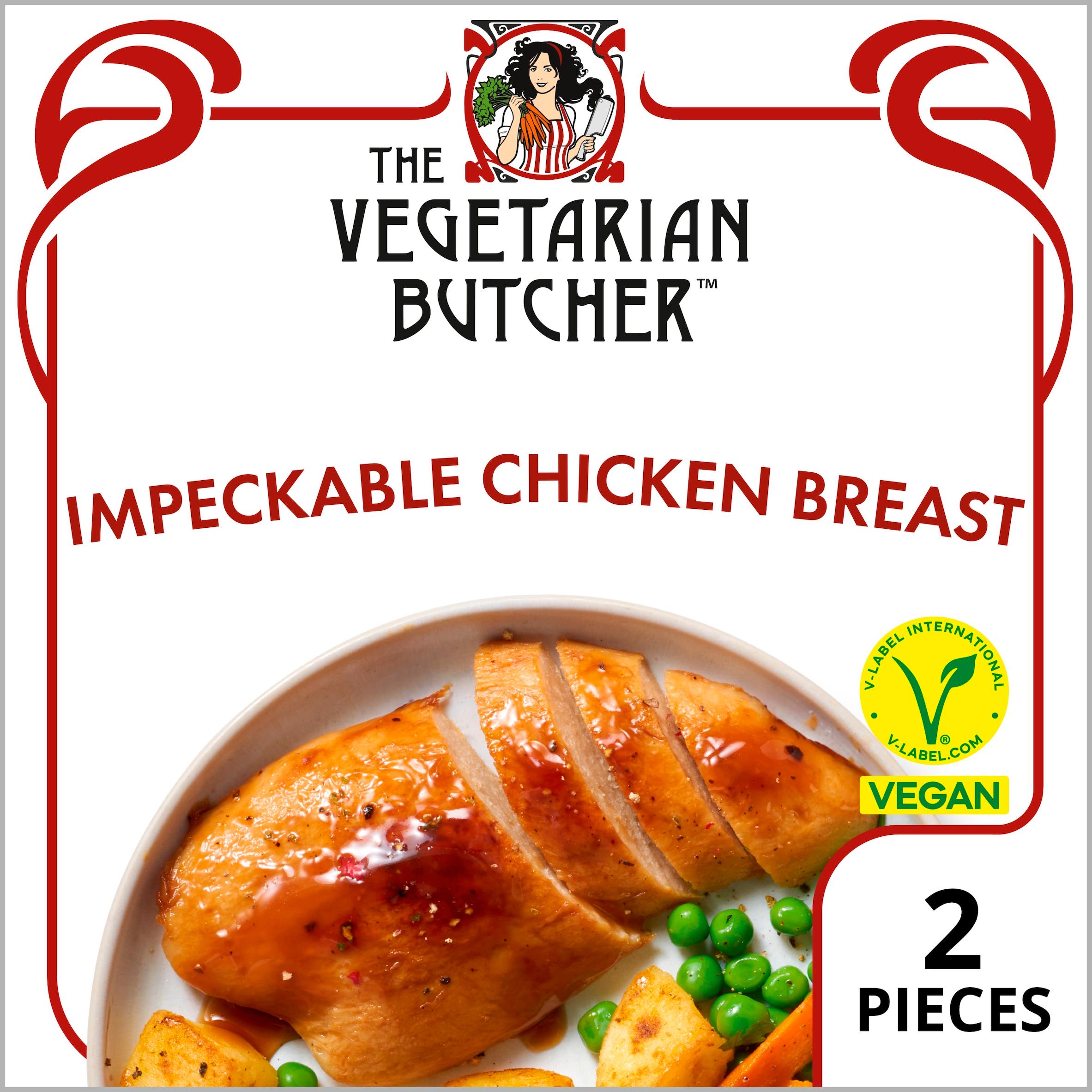 The Vegetarian Butcher Impeckable Vegan Chicken Fillet 180g (British brand)