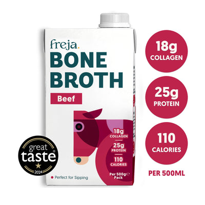 Sainsburys Freja Classic Beef Bone Broth 500ml- Buy online at McGrocer
