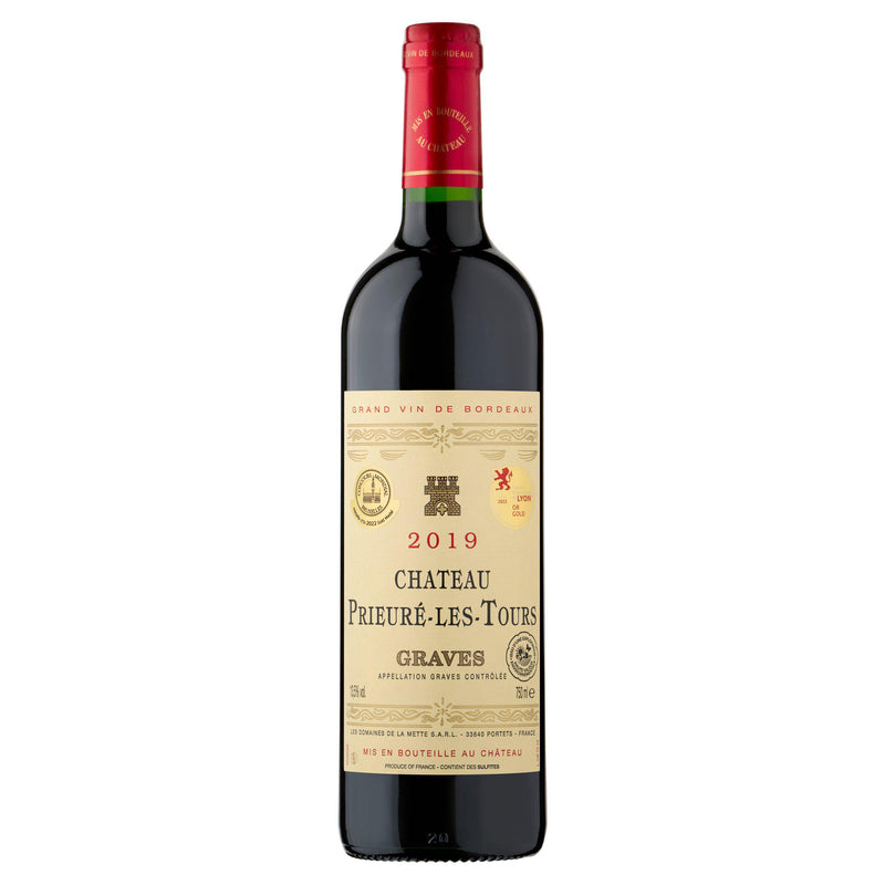Chateau Prieure Les Tours Graves red wine 75cl (British brand)