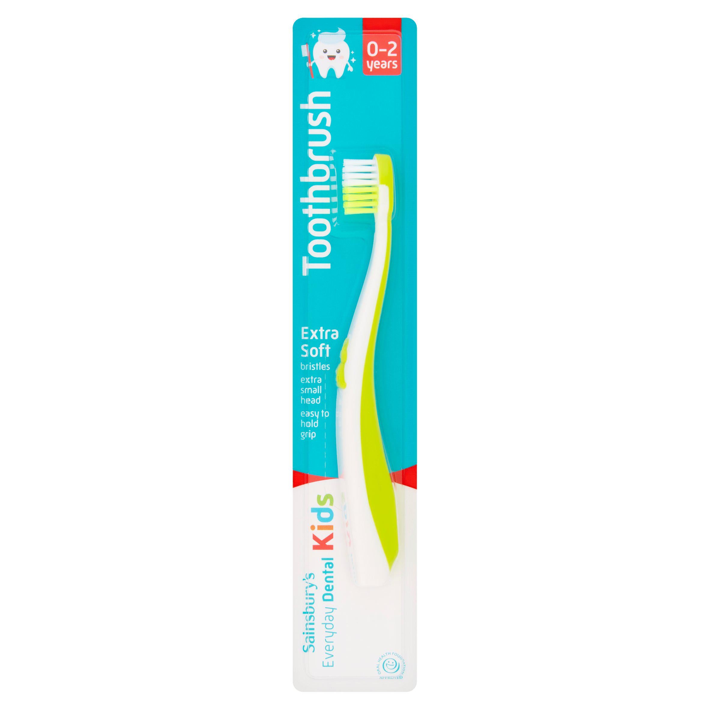 Sainsbury's baby extra soft toothbrush 0-2 years, UK version