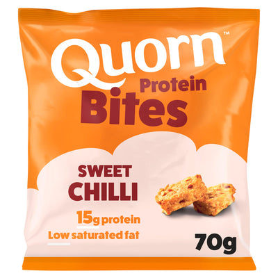 Sainsburys Quorn Sweet Chilli Protein Bites Meat Free Snack 70g- Buy online at McGrocer