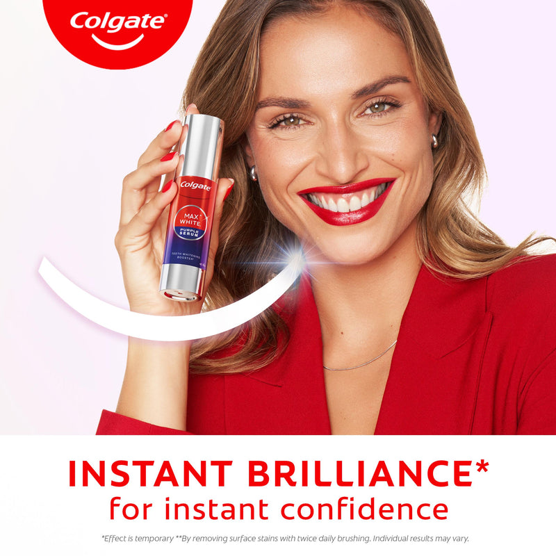 Colgate Max White Purple Serum 40ml - imported from the UK