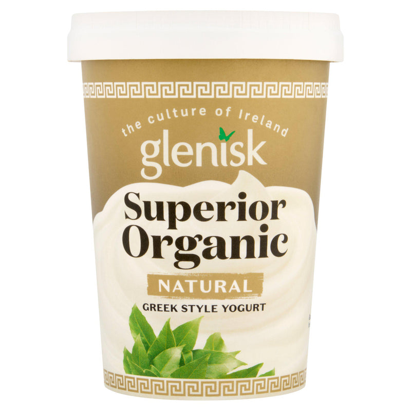 Glenisk Greek Style Organic Superior Yogurt Natural 500g