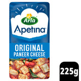 Apetina Paneer Cheese 225g, a soft fresh Indian-style cheese (British brand)