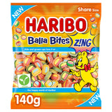 Haribo Balla Bites Zing fruit gums 140g, UK version