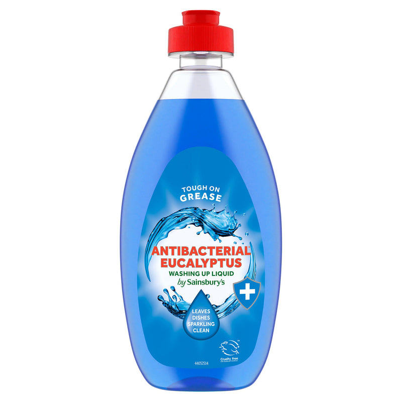 Sainsbury's antibacterial eucalyptus washing up liquid 500ml (British brand)