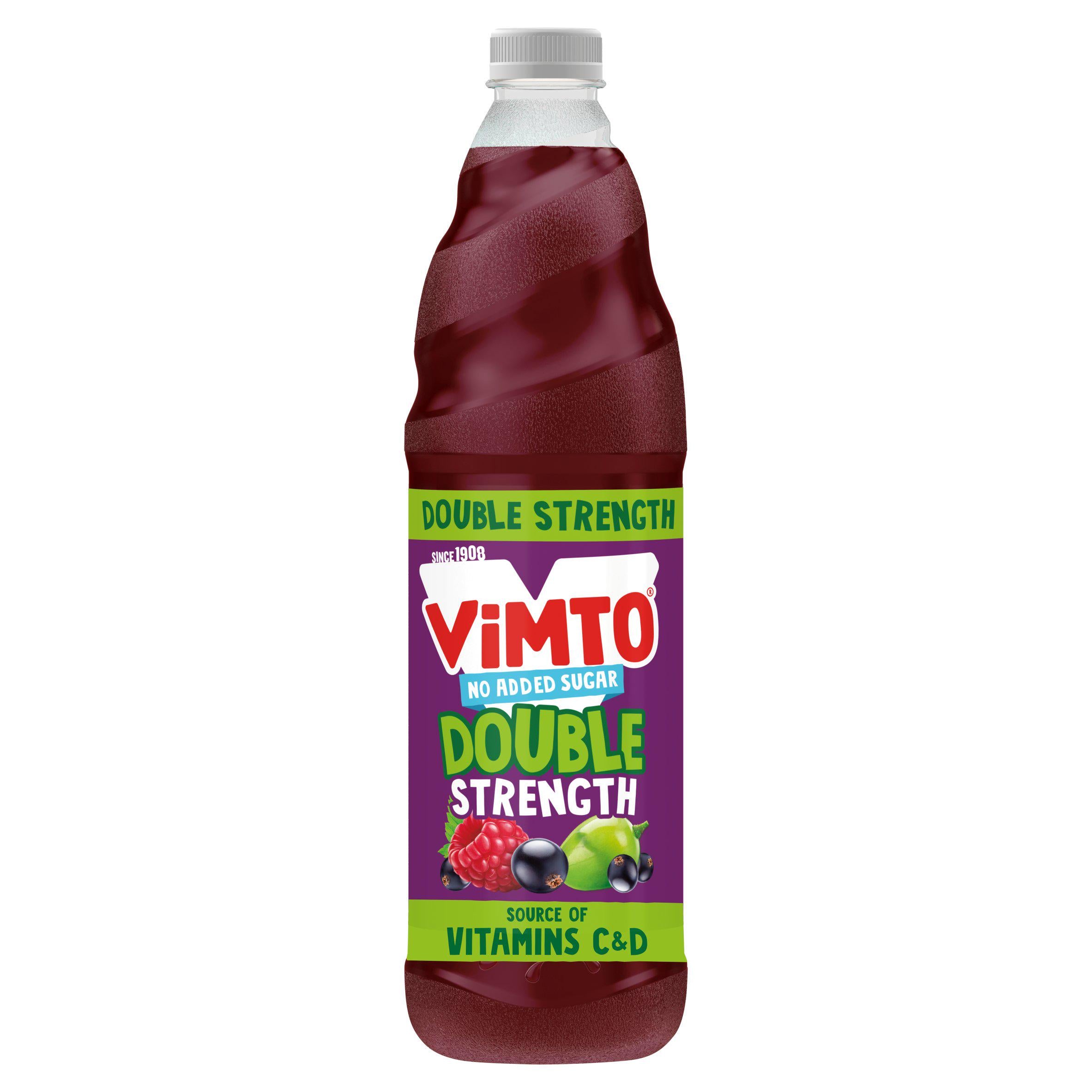 Vimto Double Strength mixed fruit concentrate 725ml - British product