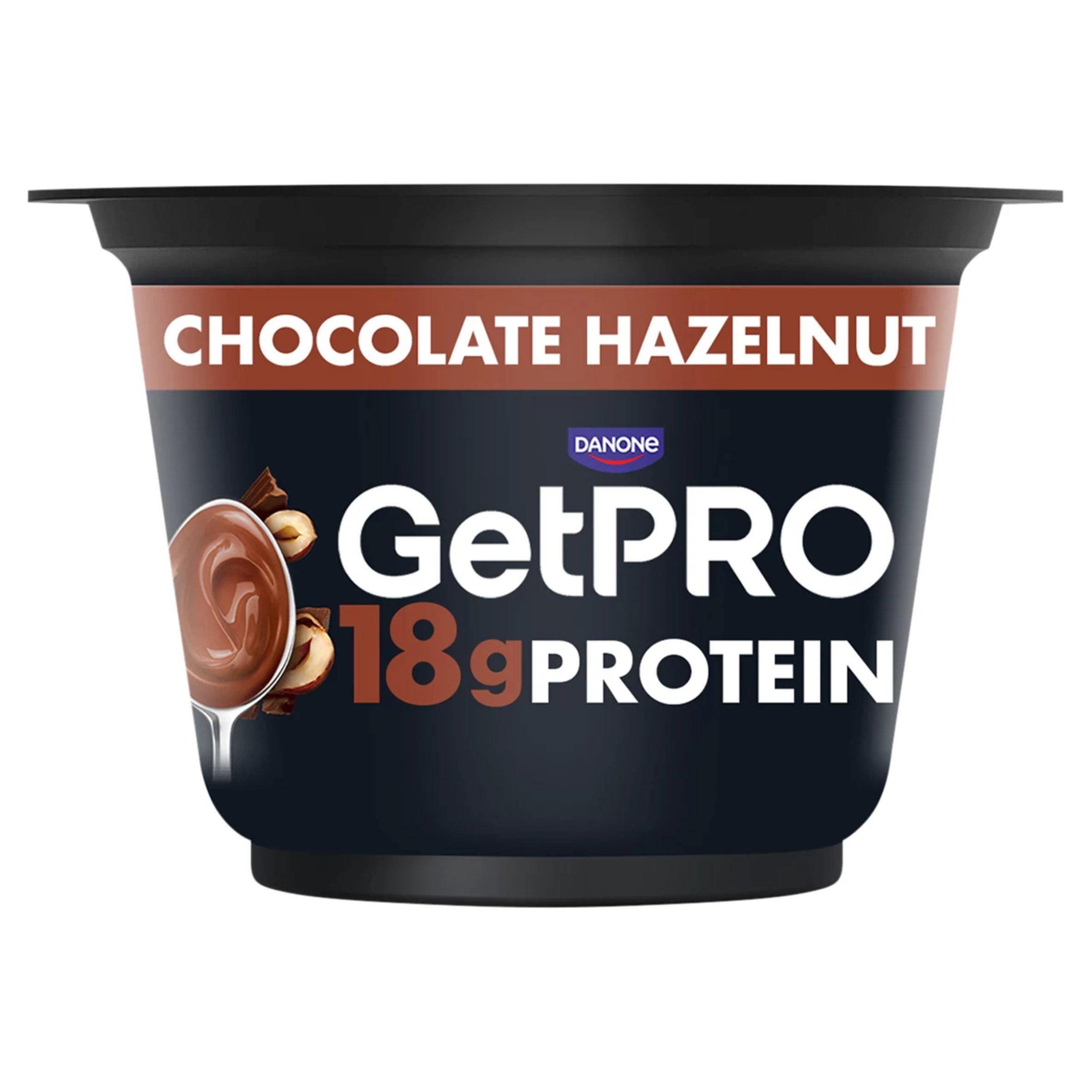 GetPro high protein pudding chocolate hazelnut 180g (British brand)