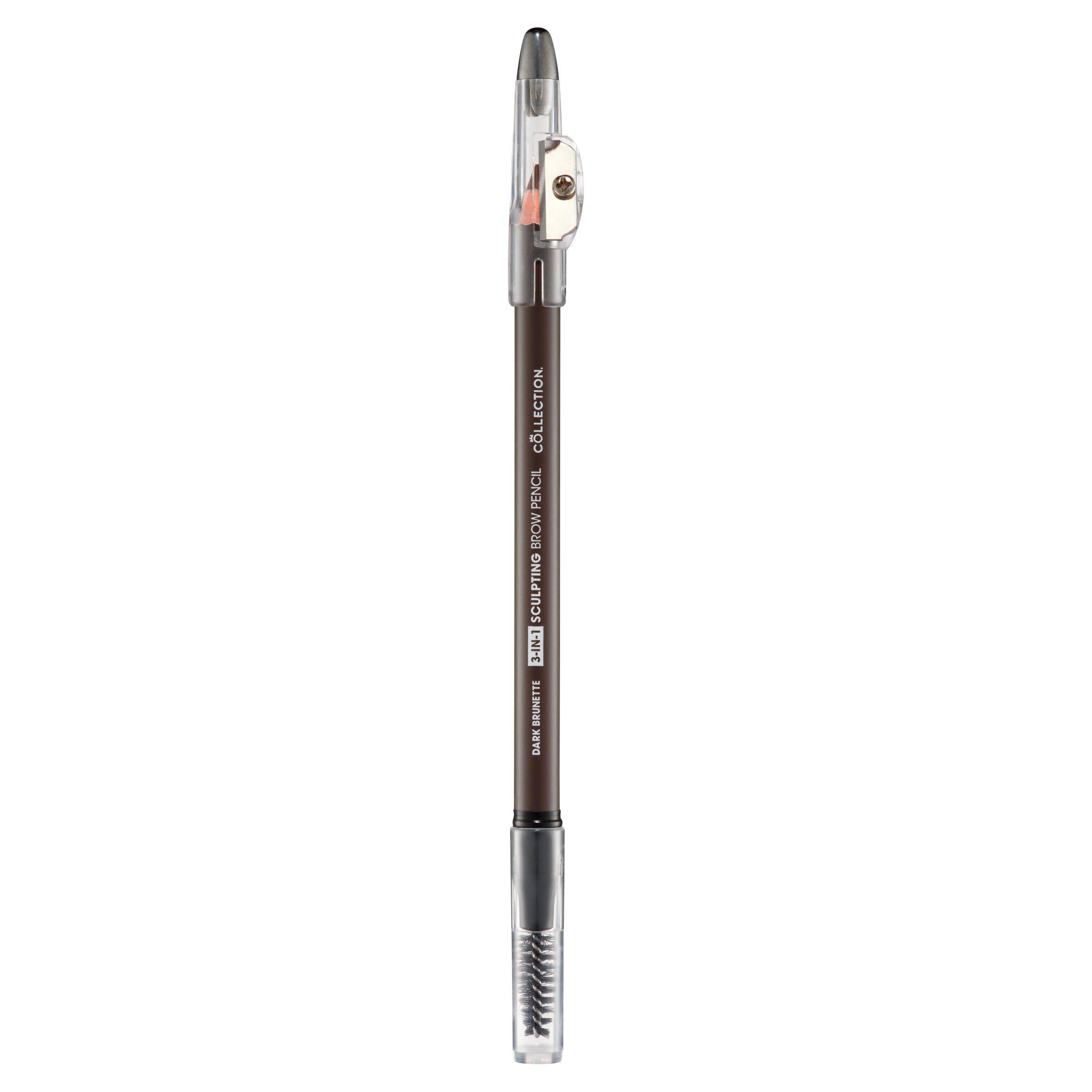 Collection brow pencil 3 in 1 dark brunette (British brand)