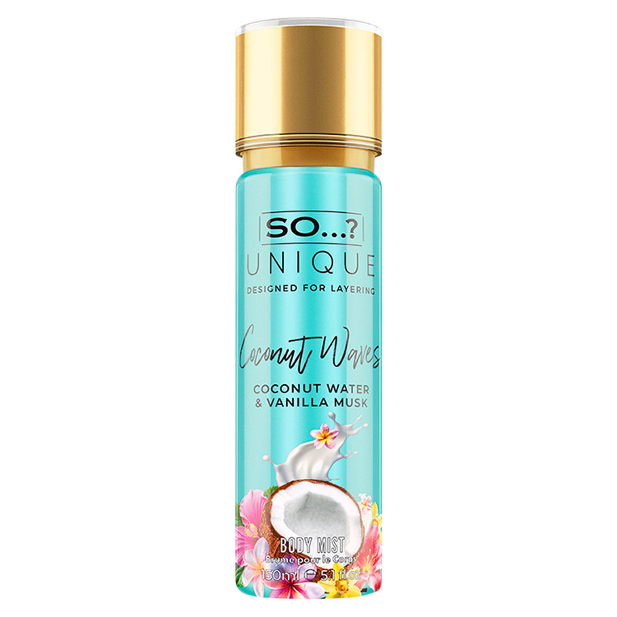 So...? Coconut Waves & Vanilla Musk Body Mist 150ml, UK version