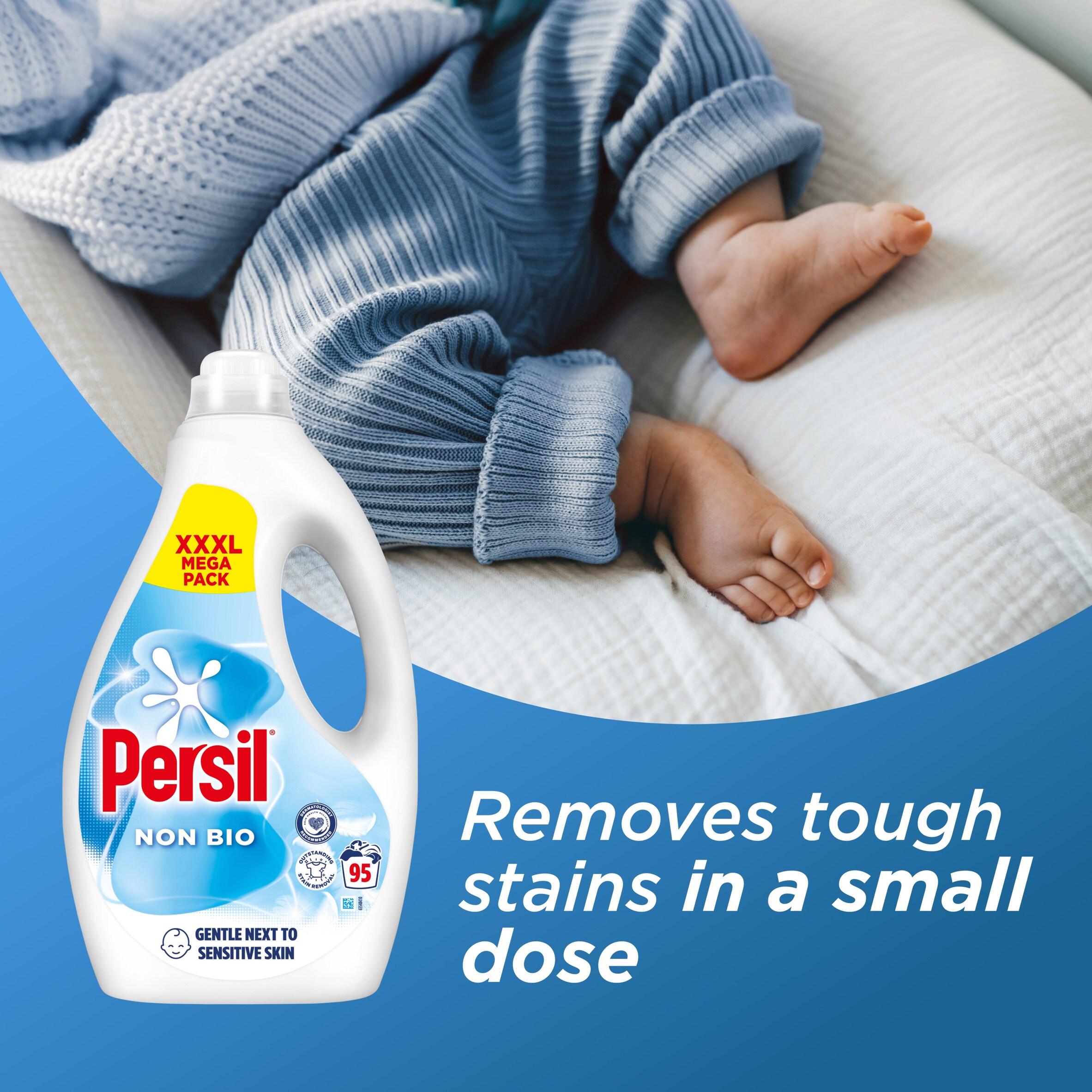 Persil Non Bio laundry liquid 2.565L 95 washes (British brand)