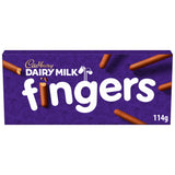 Cadbury Dairy Milk Fingers chocolate biscuits 114g - British product