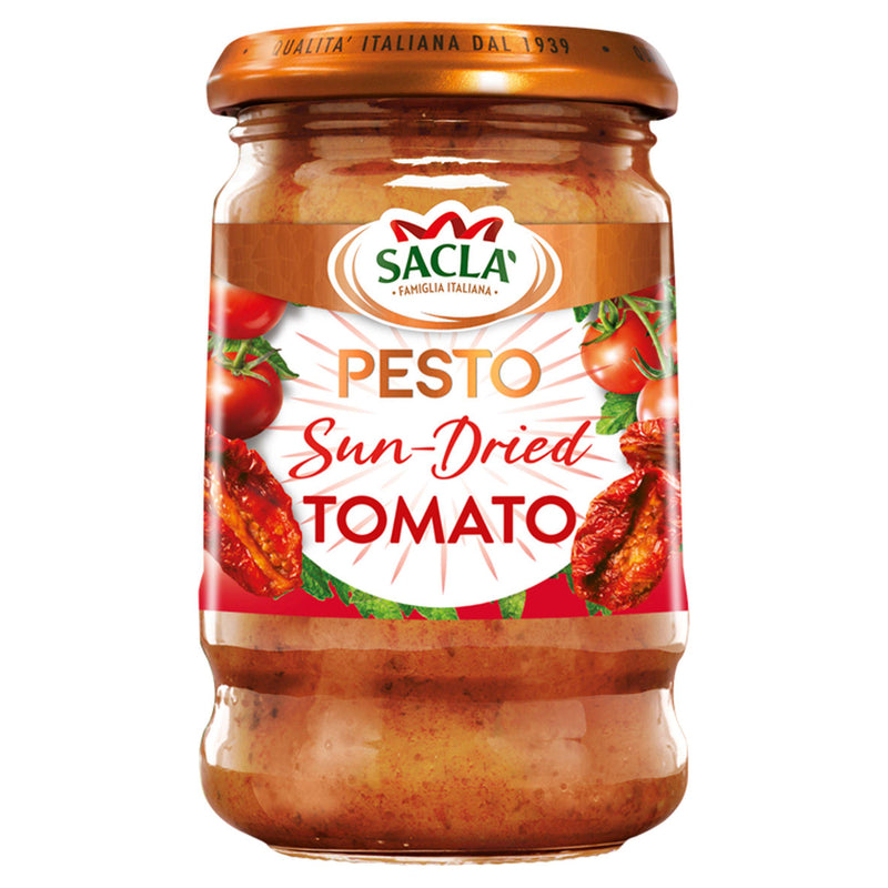 Sacla sun dried tomato pesto 190g, UK version