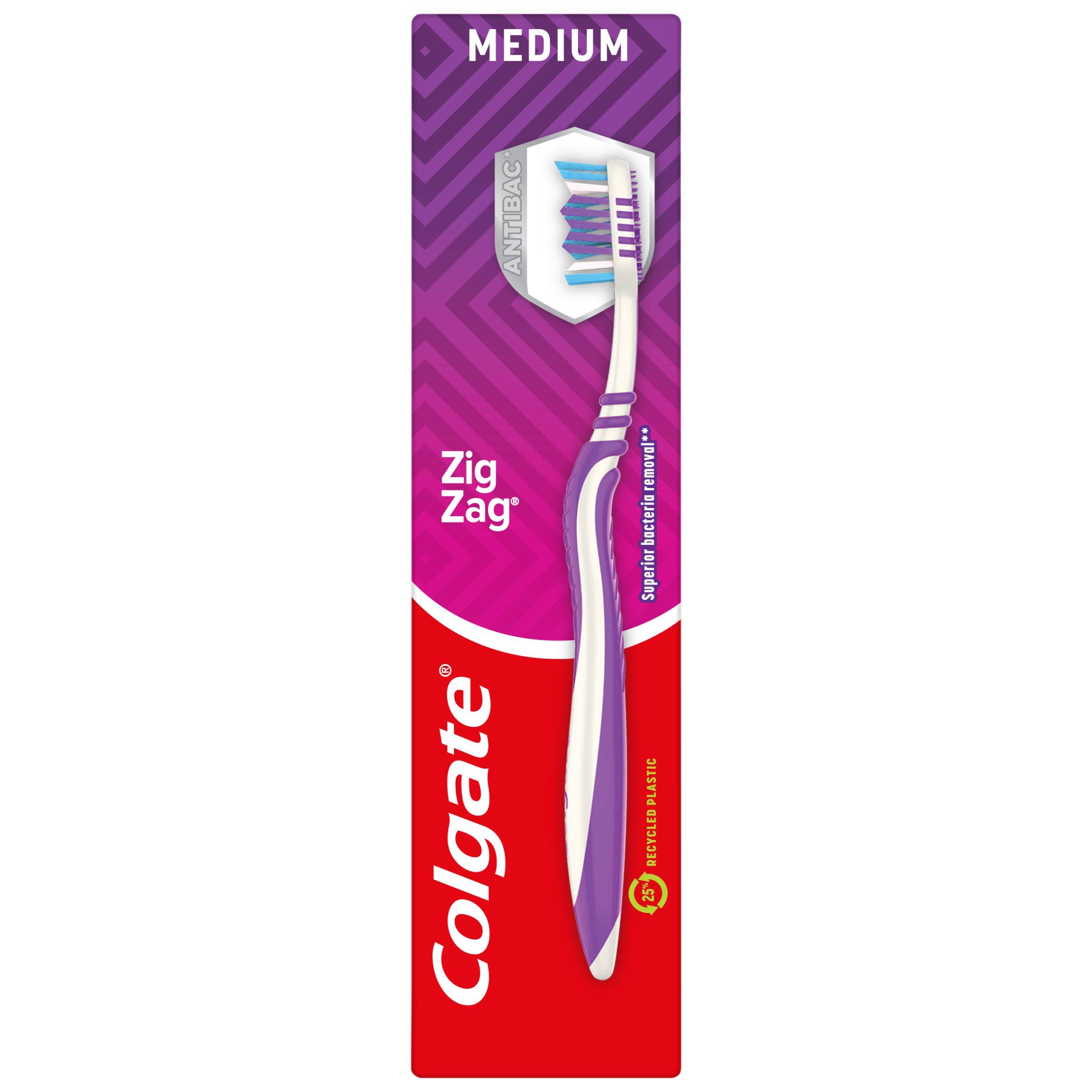 Colgate Zig Zag toothbrush medium, UK version