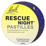 Bach Rescue Night Pastilles blackcurrant flavour 50g (British brand)