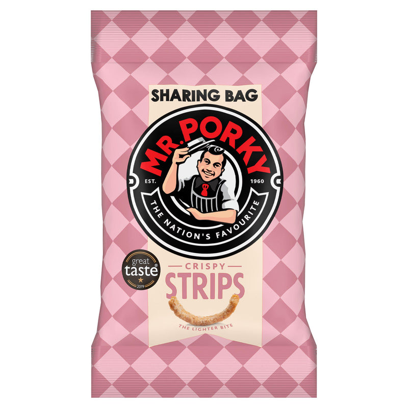 Mr. Porky crispy pork strips 55g - British product