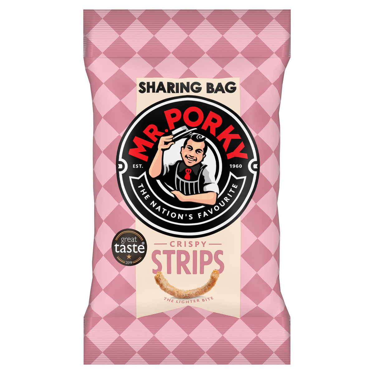 Mr. Porky crispy pork strips 55g - British product
