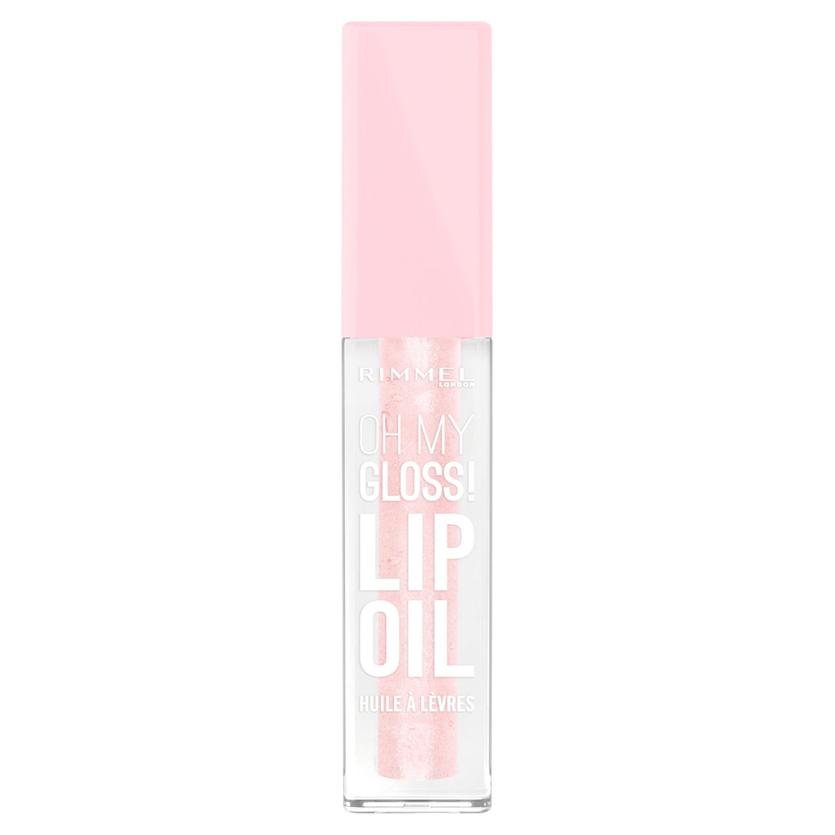 Rimmel London Oh My Gloss lip oil Pink Sugar 4.5ml, imported from the UK