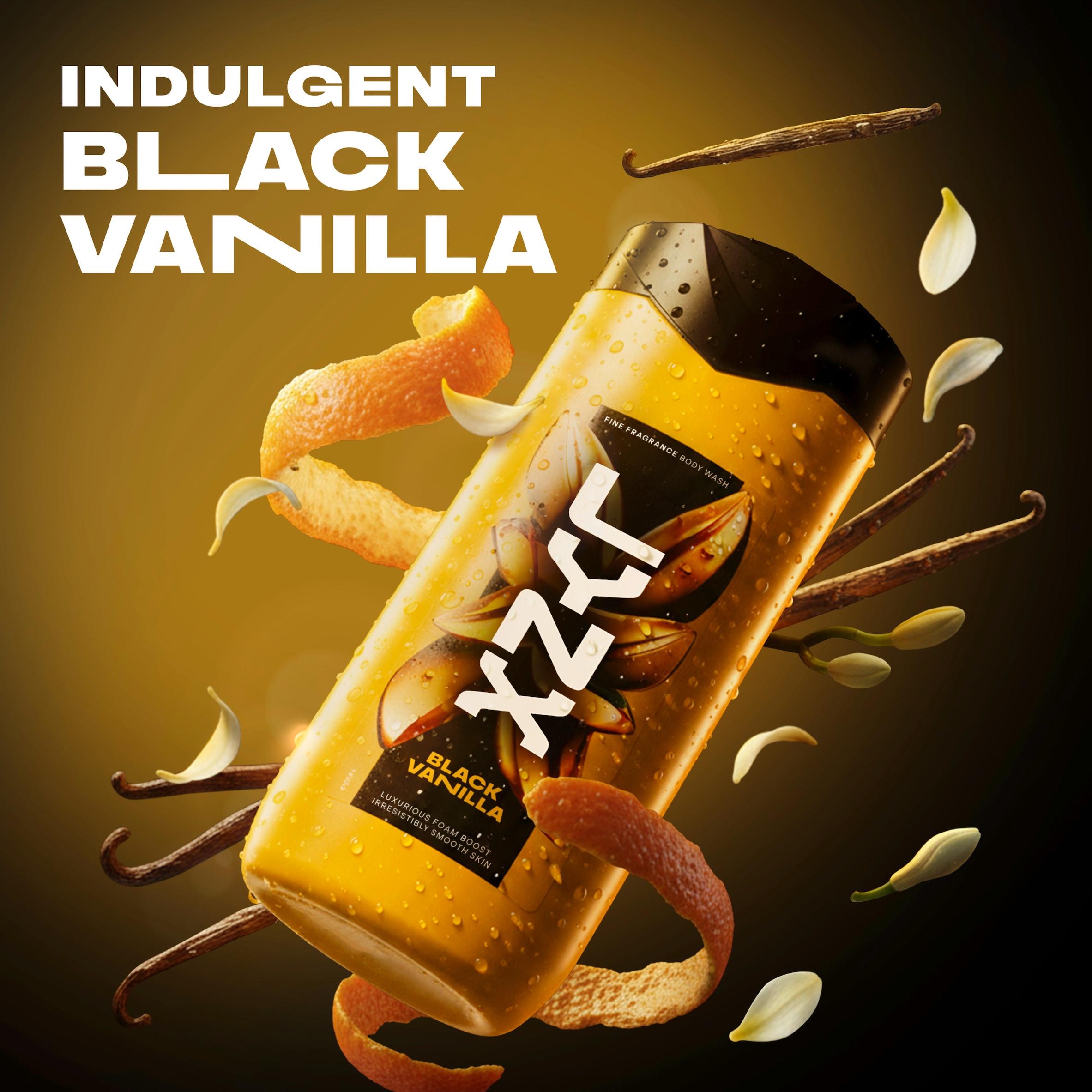 Lynx Black Vanilla shower gel body wash 400ml, UK version