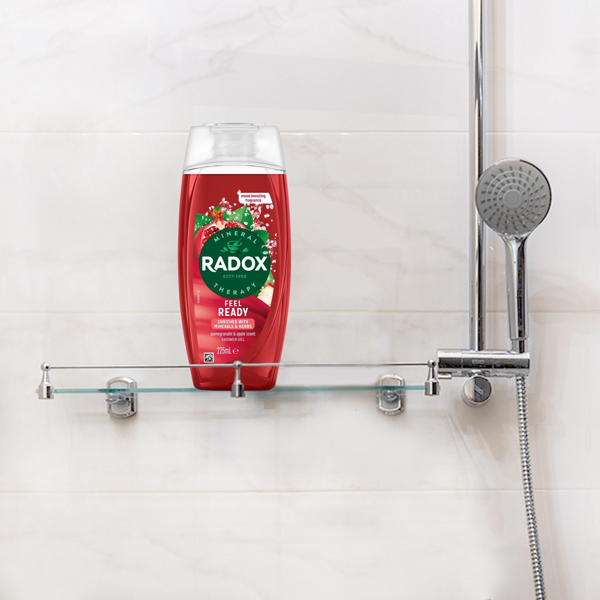 Radox shower gel Feel Ready 225ml, UK version