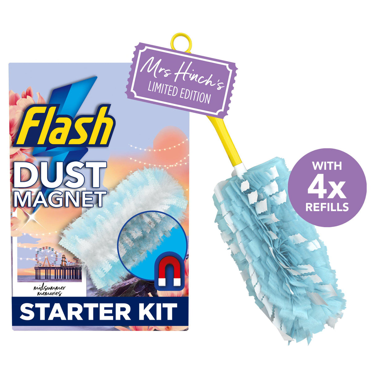 Flash Duster Starter Kit Mrs Hinch's Orange Blossom (British brand)