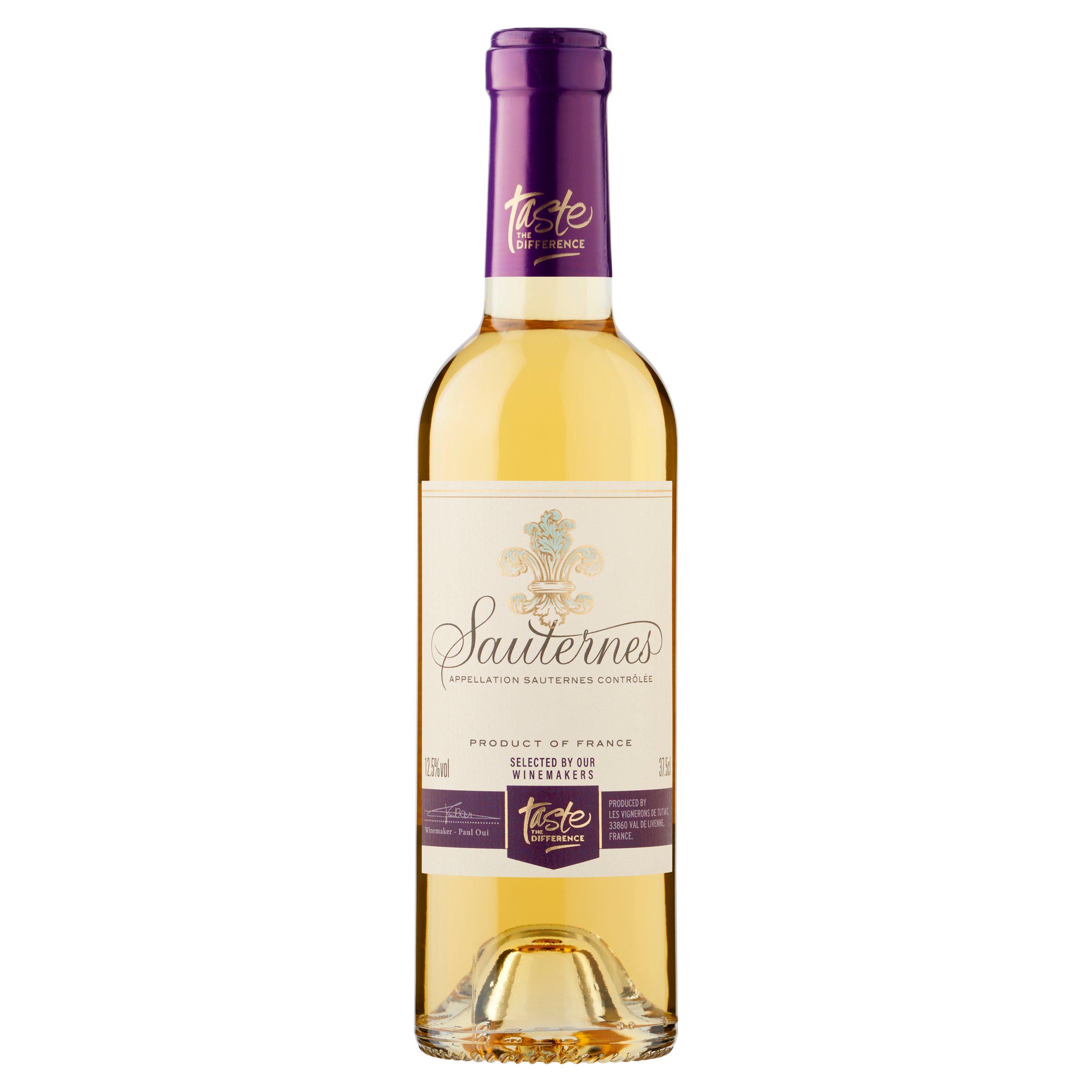 Sainsbury's Taste the Difference Sauternes white wine 37.5cl, UK version