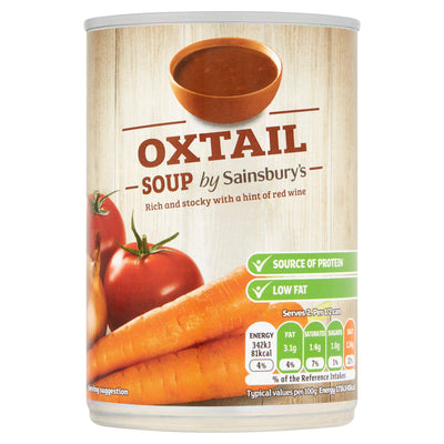Sainsburys Sainsbury's Oxtail Soup 400g- Buy online at McGrocer
