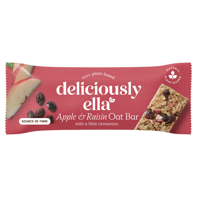 Deliciously Ella apple raisin oat bar 50g, UK version