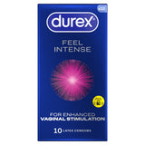 Durex Feel Intense condoms 10 pack, imported from the UK