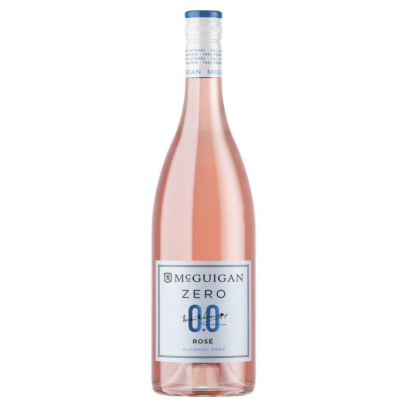 McGuigan Zero alcohol-free rosé wine 75cl, imported from the UK