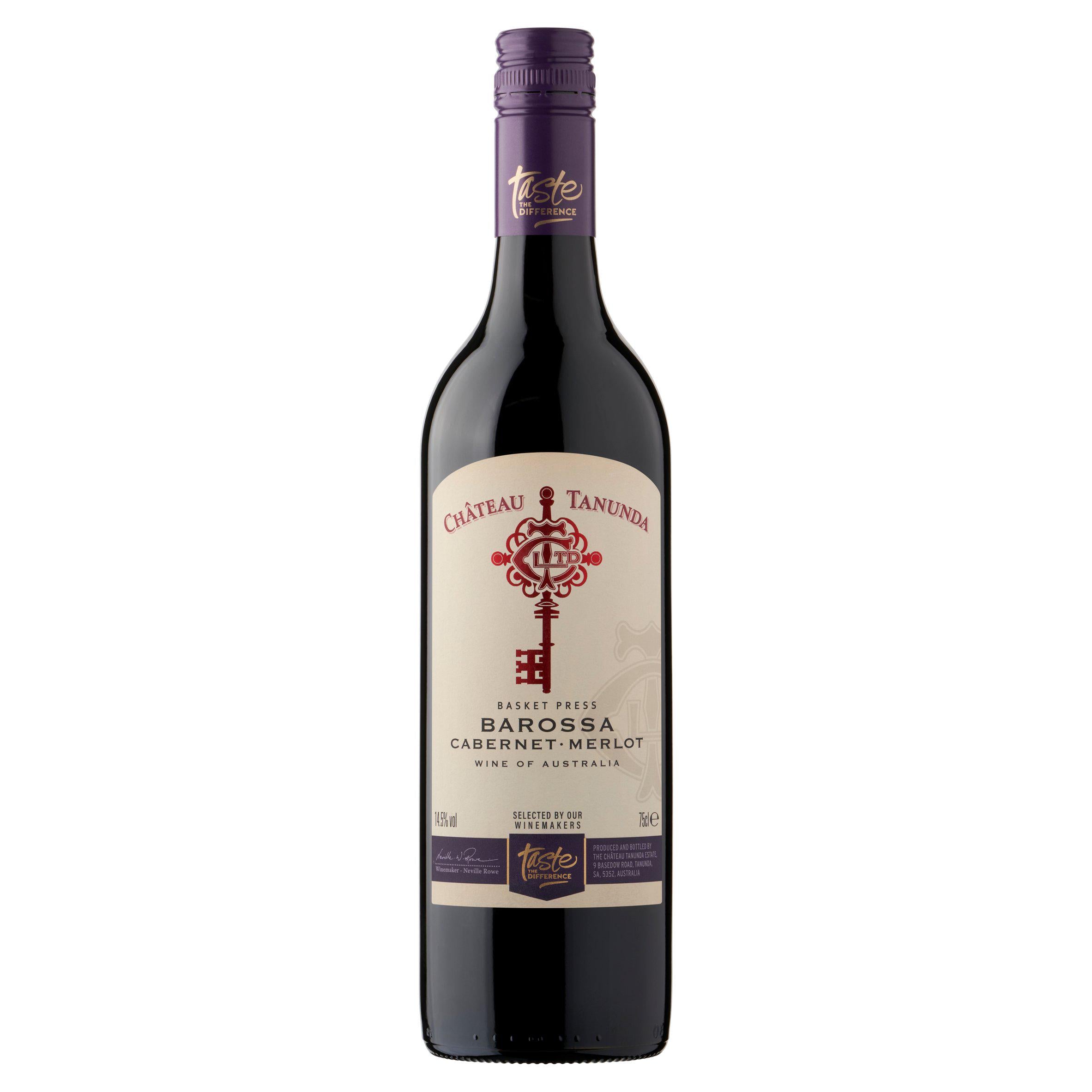 Sainsbury's Chateau Tanunda Barossa red wine 75cl, UK version