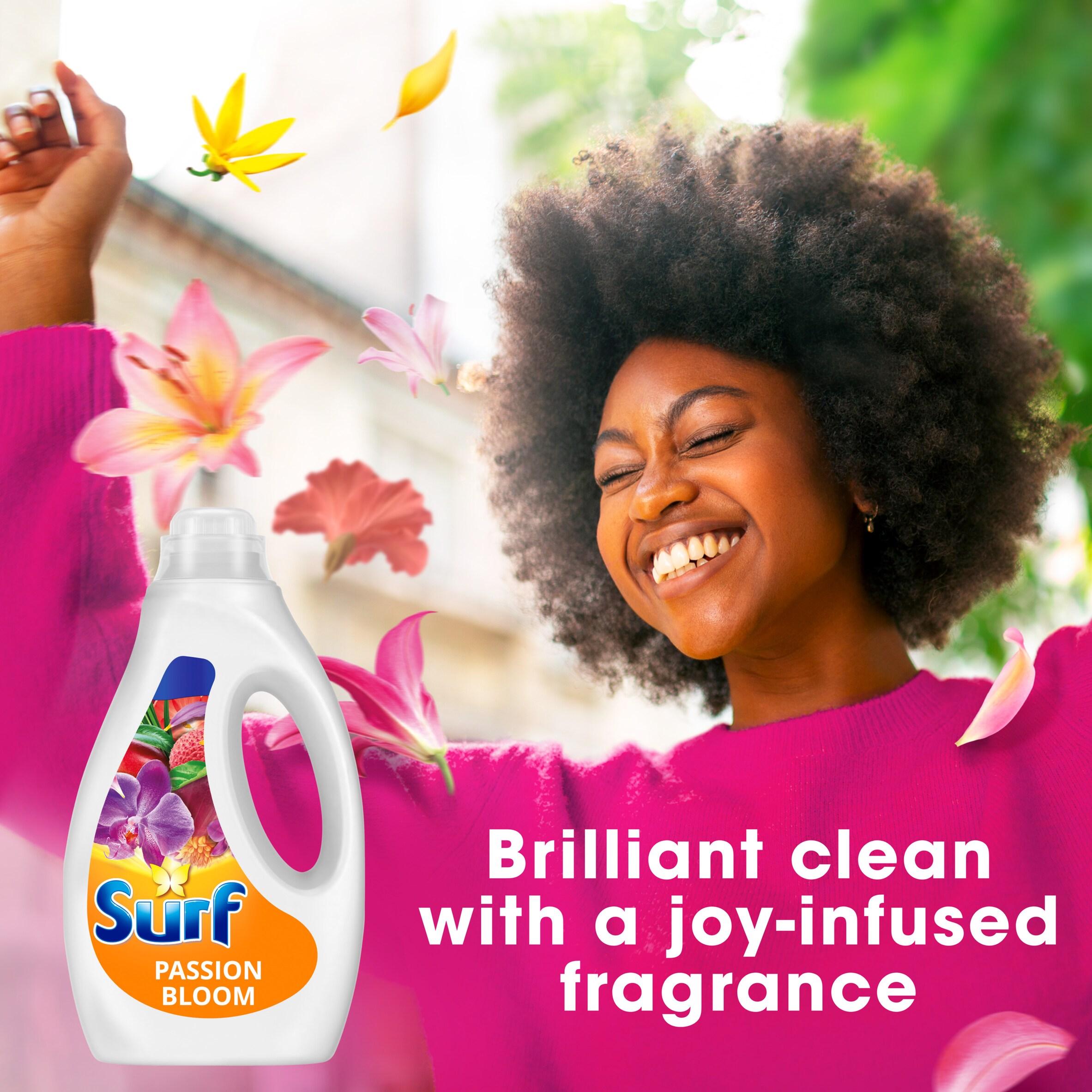 Surf Passion Bloom concentrated laundry washing liquid 1.188L (British brand)