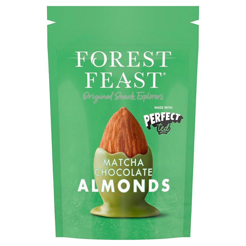Forest Feast Matcha Chocolate Almonds 120g, UK version