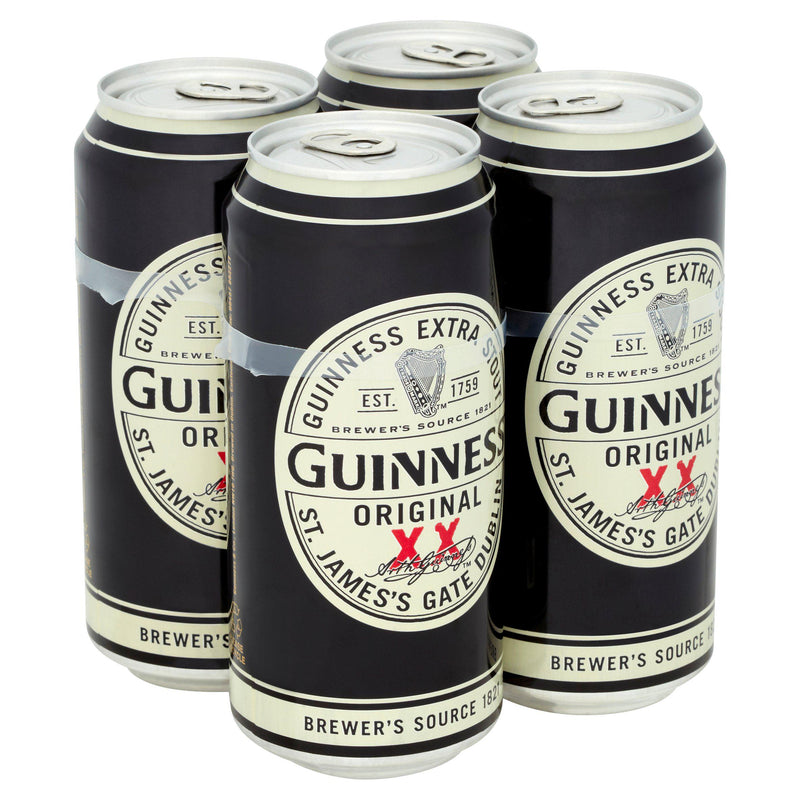 Guinness Original Extra Stout beer 4x440ml, UK version