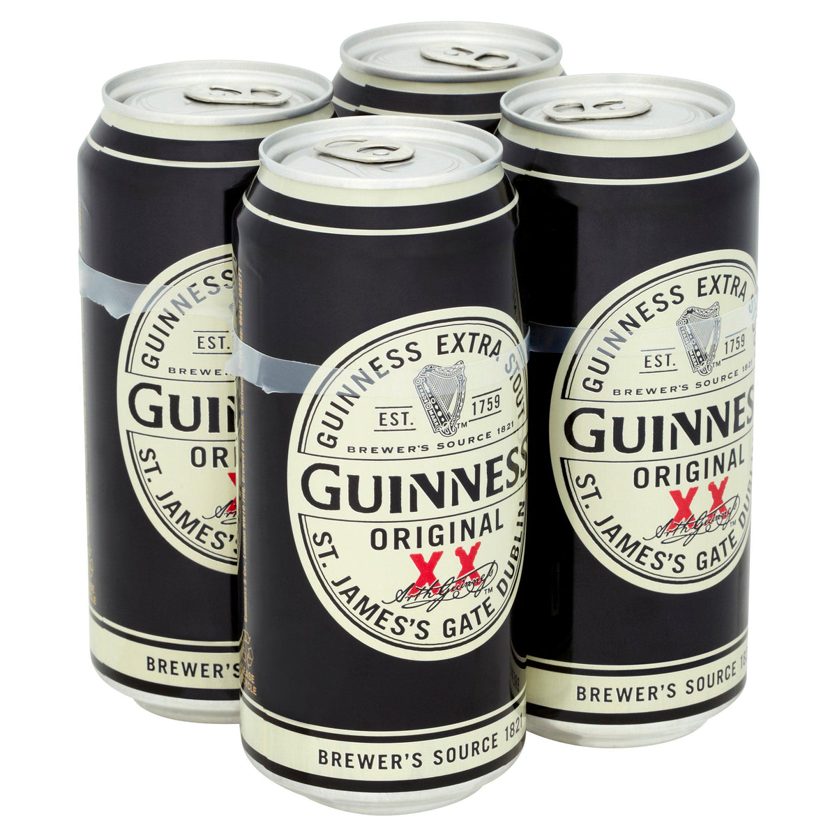 Guinness Original Extra Stout beer 4x440ml, UK version