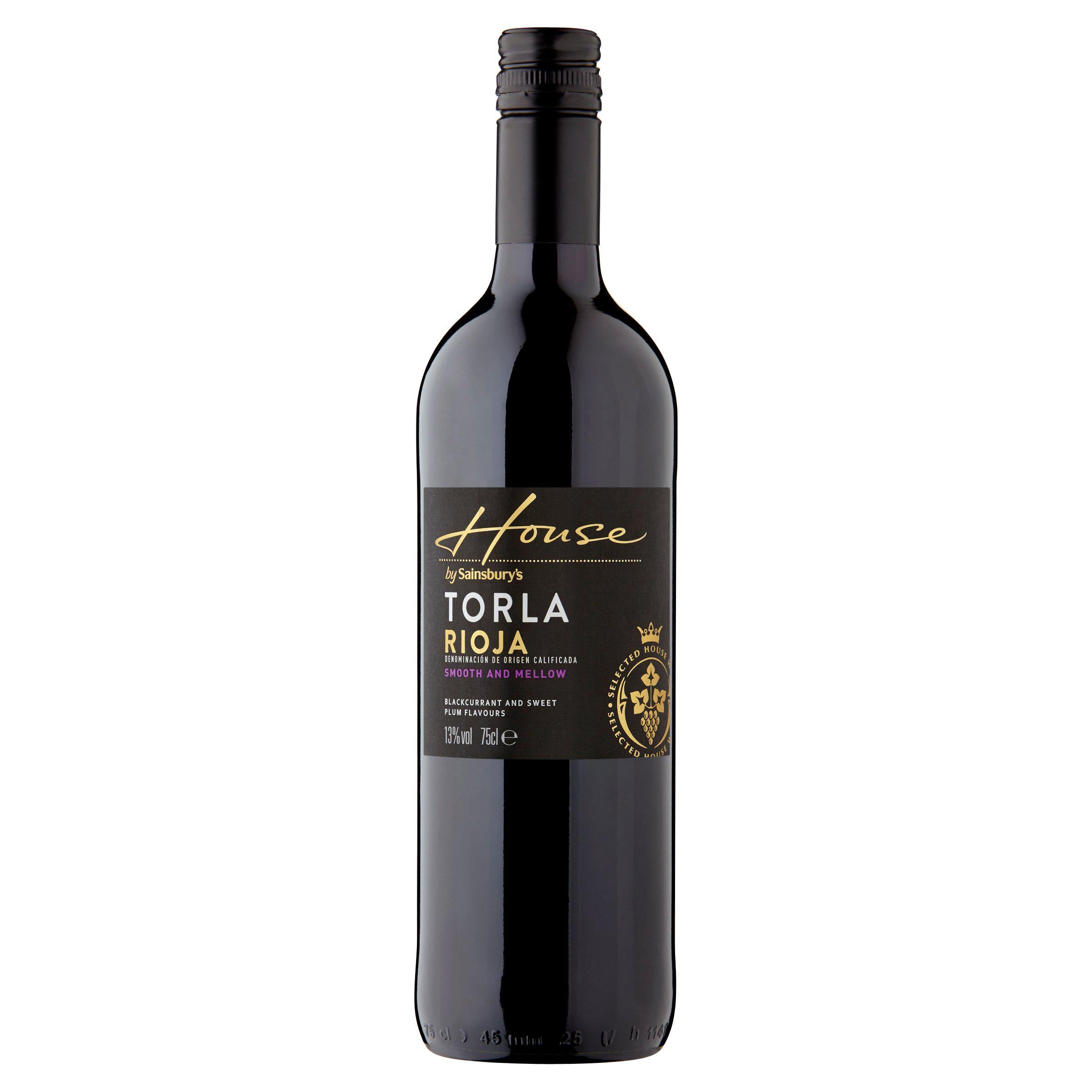 Sainsbury's Torla Rioja red wine 75cl, UK version