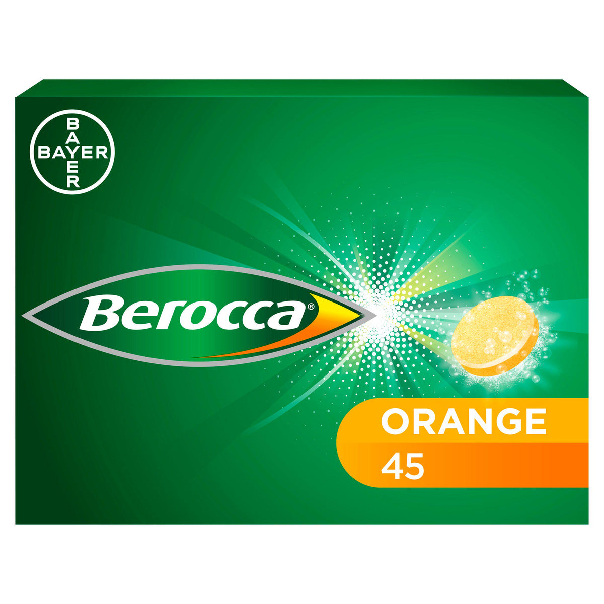 Berocca Orange Energi Brause-Vitamine 45 (Britische Marke)